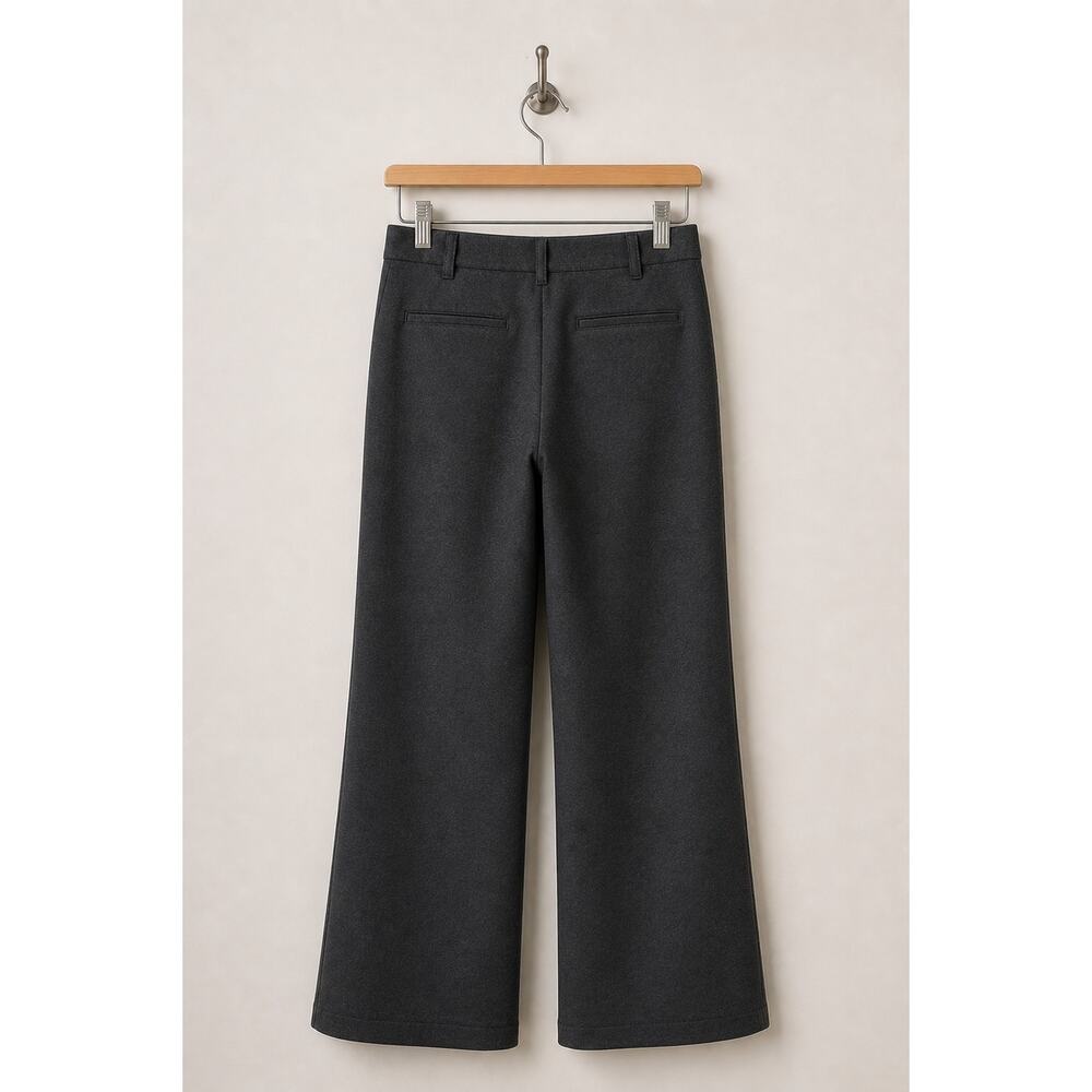 Quince Charcoal Gray Wide Leg Tailored Trousers – Size Small - Picture 4 of 7